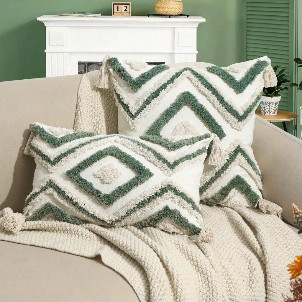 Nordic INS-Style Tufted Throw Pillow Cover