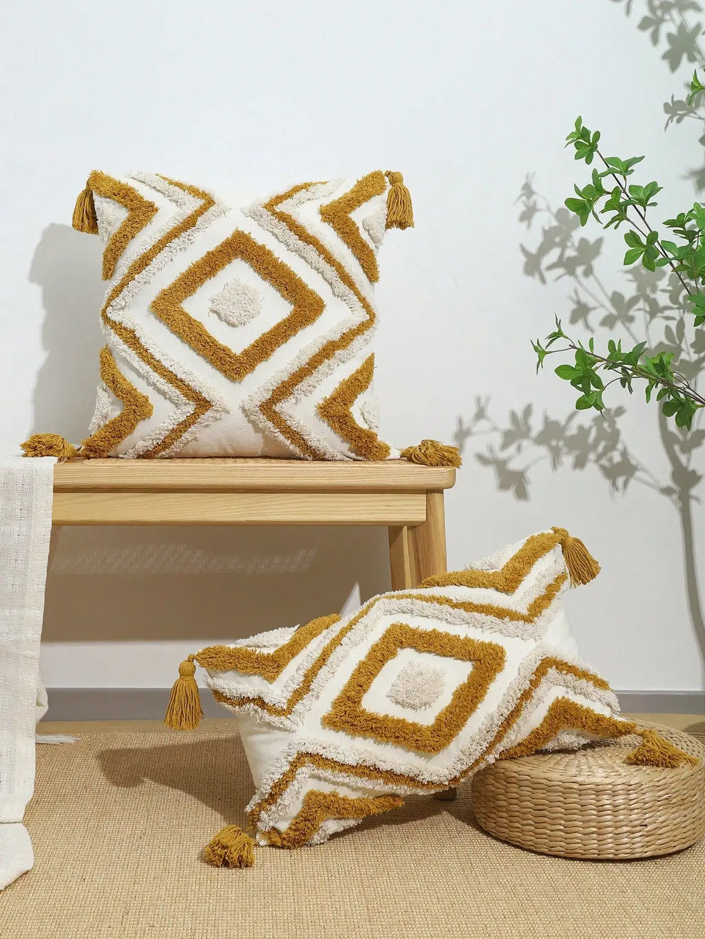Nordic INS-Style Tufted Throw Pillow Cover