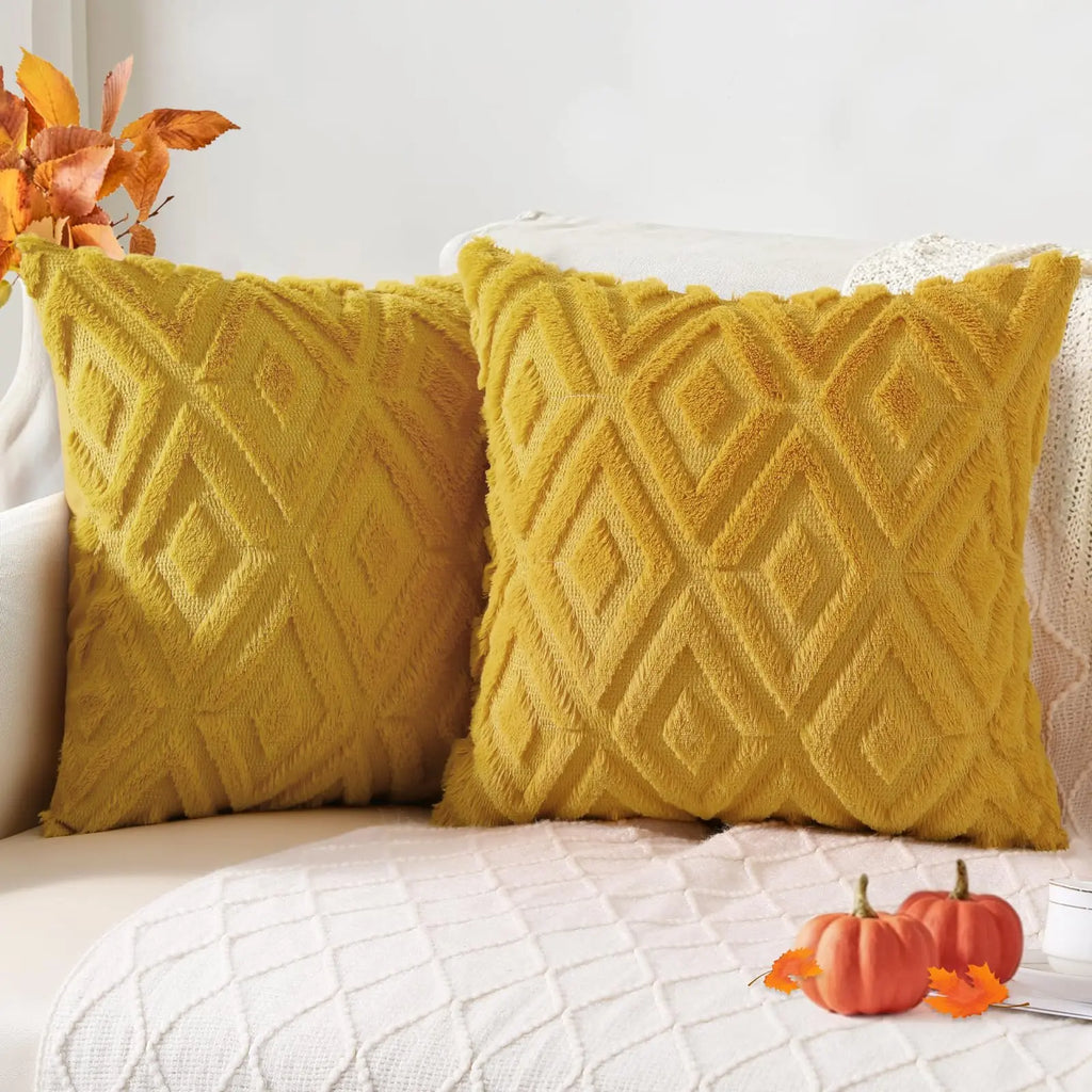 Velvet Throw Pillow Cover Set – 2 Pieces (45x45cm)