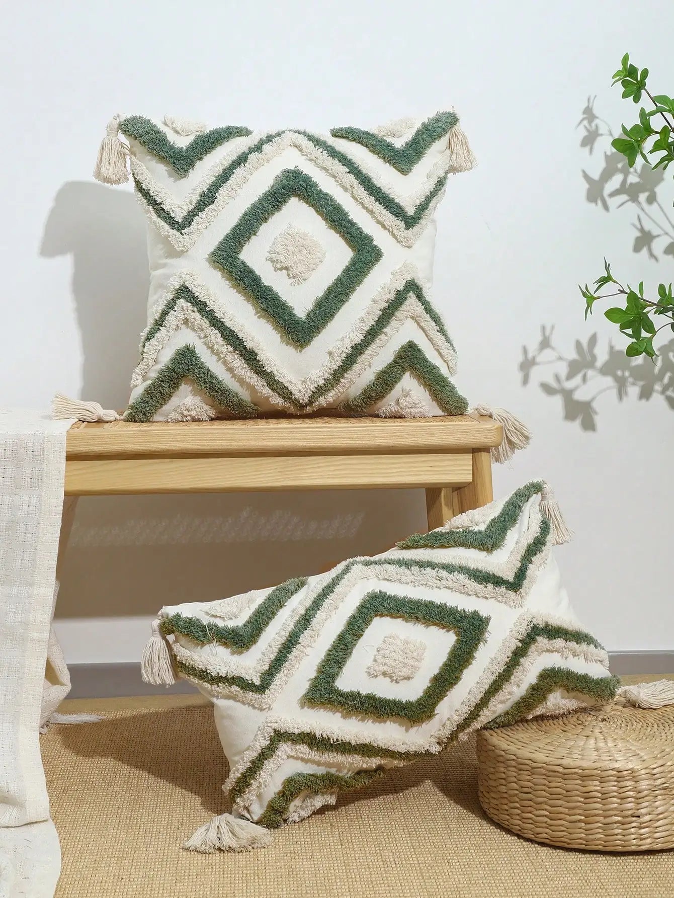 Nordic INS-Style Tufted Throw Pillow Cover