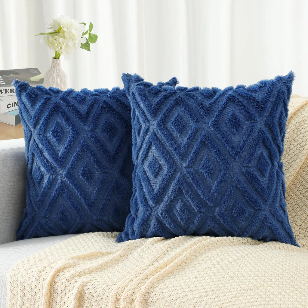 Velvet Throw Pillow Cover Set – 2 Pieces (45x45cm)